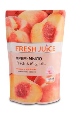 FRESH JUICE-Крем-мило для рук Fresh Juice Персик 460 мл-4823015913259-