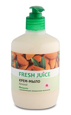 FRESH JUICE-Крем-мило для рук Fresh Juice Мигдаль 460 мл-4823015911460-