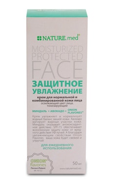 NATURE.MED-Крем для лица Nature.Med Защитное увлажнение для нормальной кожи 50 мл-4820065531402-