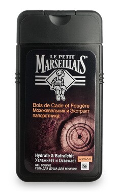 MARSEILLAIS-Гель для душу чоловічий Le Petit Marseillais Ялівець та екстракт папороті 250 мл-3574661259628-