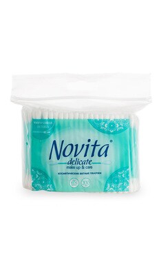NOVITA-Палочки ватные Novita Delicate 200 шт-3294680002547-