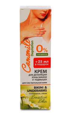 CAMOMILE DEPILATION-Крем для депіляціх бікіні Camomile Depilation 125 мл-4823015924934-