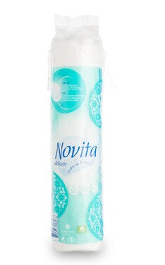 NOVITA-Диски ватні косметичні Novita Delicate 100 шт-4744246013139-