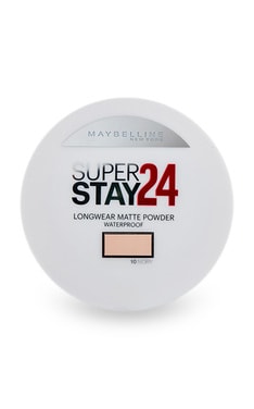 MAYBELLINE NY-Компактна пудра для обличчя стійка Maybelline Super Stay 24 10 Ivory 9 г-3600530854363-