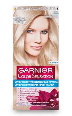 COLOR SENSATION-Крем-фарба для волосся стійка Garnier Color Sensation відтінок 101 Платиновий ультраблонд 1 шт-3600541929852-