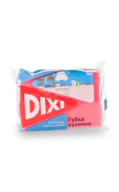 DIXI-Губка кухонная Standart 1 шт-4823058334899-