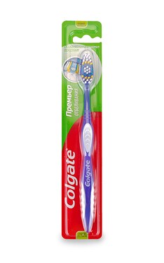 COLGATE-Зубна щітка Colgate Прем'єр Середньої жорсткості 1 шт-8850006330449-