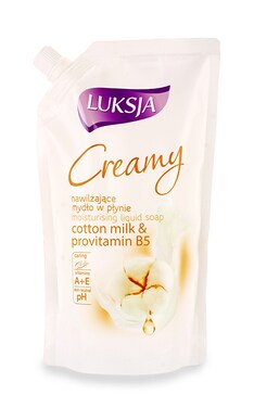 LUKSJA-Жидкое мыло для рук Luksja Creamy Cotton Milk & Provitamin B5 400 мл-5900998004118-
