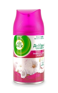 AIR WICK-Аерозольний змінний балон до Air Wick Freshmatic Ніжність шовку та лілії 250 мл-4820232970911-
