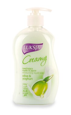 LUKSJA-Мыло жидкое для рук Luksja Creamy Olive & Yoghurt 450 мл-5900998007195-