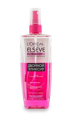 ELSEVE-Експрес-кондиціонер для волосся Elseve Сила Аргініну Х3 Подвійний еліксир 200 мл-3600523086306-