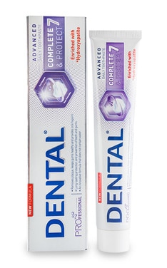 DENTAL PRO-Зубная паста Dental Pro Complete7 & Protect для ухода за зубами и десной 75 мл-3800038948049-