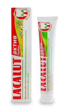 LACALUT-Зубная паста Lacalut Active Herbal 75 мл-4016369692165-