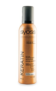SYOSS-Мус для волосся Syoss Keratin Досконалість образу Екстрасильна фіксація 250 мл-4015000979825-