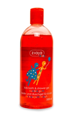 ZIAJA-Гель-пена для купания детская Ziaja Bubble Gum 500 мл-5901887045854-