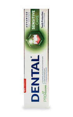 DENTAL PRO-Зубная паста Dental Pro Sensitive Care для чувствительных зубов 75 мл-3800038947998-