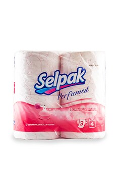 SELPAK-Туалетний папір Selpak Perfumed тришаровий 4 шт-8690530065482-