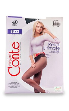 CONTE RELAX ULTIMATE-Колготки Conte Bliss Nero 40 den-4810226199046-