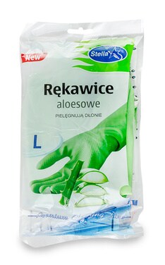 STELLA-Перчатки хозяйственные Stella с алоэ размер L 1 шт-5903936008797-