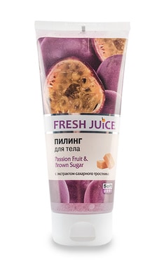 FRESH JUICE-Пилинг для тела Fresh Juice Passion Fruit & Brown Sugar 200 мл-5901845504096-