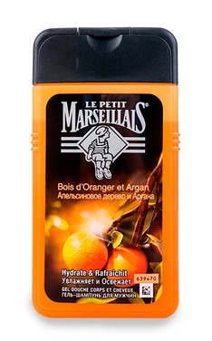 MARSEILLAIS-Гель-шампунь для мужчин Le Petit Marseillais Апельсиновое дерево и аргана-3574661701431-