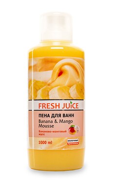 FRESH JUICE-Піна для ванн Fresh Juice Банан та манго 1 л-4823015923173-