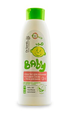 DR SANTE НЕЖНЫЙ ШЕЛК-Засіб для купання та піна для ванн Dr.Sante Baby Солодких снів 500 мл-4823015932359-