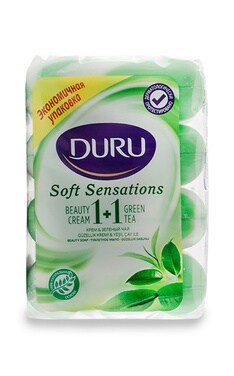 DURU-Мило туалетне Duru Soft Sensations Крем & Зелений чай 360 г-8690506025076-