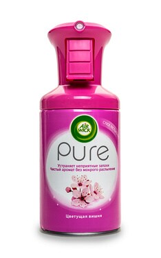 AIR WICK-Освіжувач повітря Air Wick Pure Вишневий Цвіт 250 мл-4820108003019-