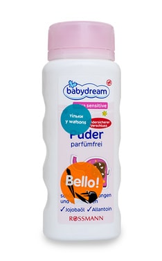BABYDREAM-Присыпка детская Babydream Extrasensitive 100г-4305615543901