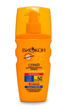БІОКОН-Спрей Биокон для безопасного загара SPF-50 +-4820160031180-