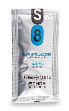 ECHOSLINE-Шампунь для волос Echosline S8 для объема 15 мл-8008277198941-
