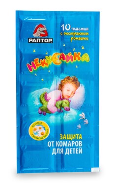 РАПТОР-Средство от комаров для детей Pаптор Некусайка с экстрактом ромашки-8008090600041-
