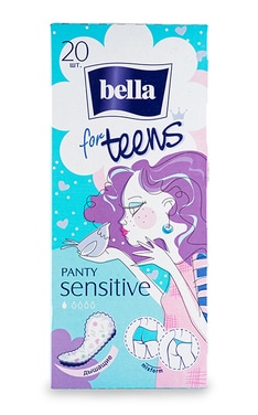 BELLA-Прокладки женские гигиенические Bella Panty Sensitive for teens 20 шт-5900516311575-