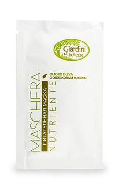 GIARDINI DI BELLEZZA-Маска для волос Giardini Di Bellezza Питательная с оливковым маслом 10 мл-8019653014861-