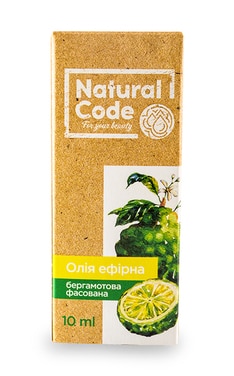 NATURAL CODE-Олія бергамотова ефірна Natural Code фасована 10 мл-4820174890933-