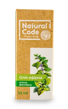 NATURAL CODE-Масло мятное эфирное Natural Code фасованное 10 мл-4820174890971-