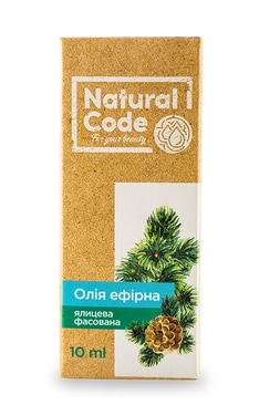 NATURAL CODE-Олія ялицева ефірна Natural Code фасована 10 мл-4820174890964-