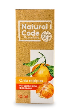 NATURAL CODE-Олія мандаринова ефірна Natural Code фасована 10 мл-4820174890988-