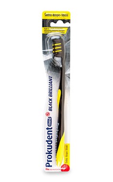 PROKUDENT-Зубная щетка Prokudent med Black Brilliant средней жесткости с активным углем 1 шт-4305615574127-