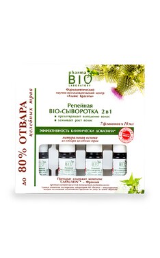 BIO PHARMA-Bio-сироватка для волосся Pharma Bio Laboratory реп'яхова 2 в 1 70 мл-4820074624218-