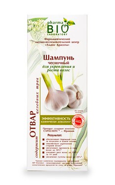 BIO PHARMA-Шампунь для волос Pharma Bio Laboratory Чеснок Для укрепления 200 мл-4823080000052-