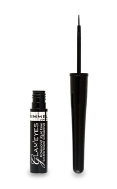 RIMMEL-Подводка для глаз Rimmel GLAM'EYES Black 3,5 мл-3607344174083-