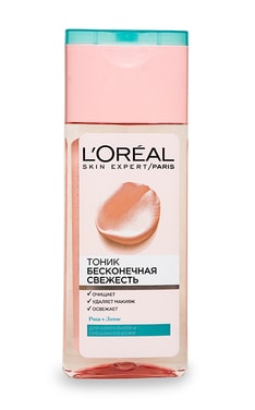 SKIN EXPERT-Тоник для лица L'Oreal Paris Бесконечная свежесть 200 мл-3600521684047-