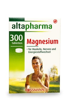 ALTAPHARMA-Дієтична добавка AltaPharma Магній таблетки 300 шт-4305615619385-