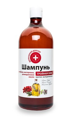 ДОМАШНИЙ ДОКТОР-Шампунь для волос Домашний Доктор Тройная Сила 1 л-4823015929809-