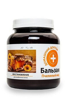 ДОМАШНИЙ ДОКТОР-Бальзам для волос Домашний Доктор Пчелиный мед 480 мл-4823015935589-