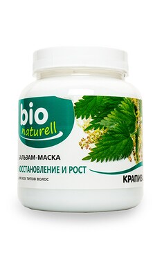 BIO NATURELL-Бальзам-маска для волосся Bio Naturell Відновлення і Ріст Кропива 480 мл-4820168432057-