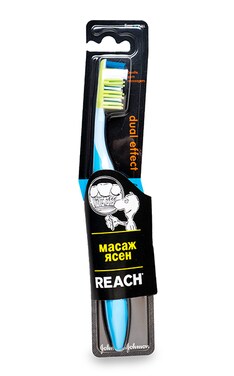 REACH-Зубная щетка Reach Dual Effect жесткая 1 шт-3574660120110-