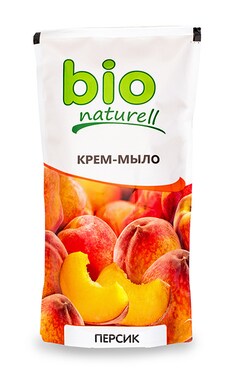 BIO NATURELL-Рідке крем-мило Bio Naturell Персик 500 мл-4820168431432-